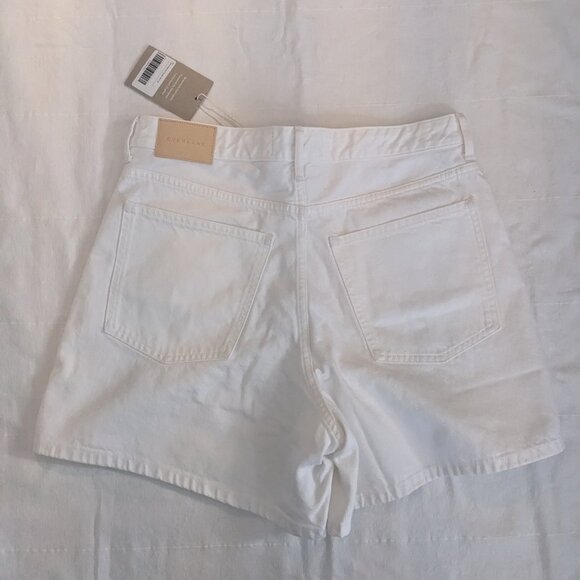 Everlane - The A-Line Denim Short - Size: 29 - White - Picture 2 of 3